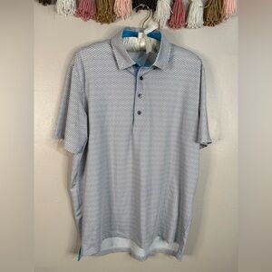 Mens Grayson Golf Polo Shirt Size Medium
